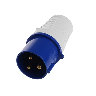 เครื่องกําเนิดไฟฟ้า 32 แอมป์ 3 Pin Plug 220-250 Volt 2P+E IP44 32A ทนทาน