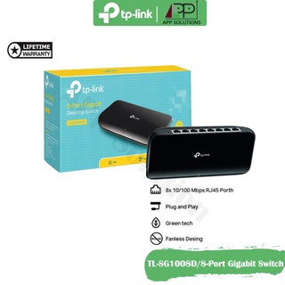 TP-LINK Switch(สวิตซ์ฮับ)Gigabit 8 Port รุ่นSG1008D(ประกันLifetime)