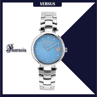 [ของแท้] Versus by Versace นาฬิกาข้อมือ ผู้หญิง รุ่น VERSUS VSP870-518 BUFFLE BAY D/BLUE DIAL SS BRACELET paurasia