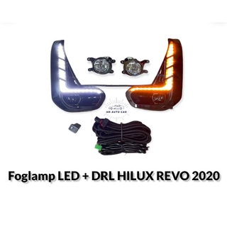 ไฟเดไลท์​ REV0​ 2020 2021 ฝาครอบไฟตัดหมอกเดไลท์​ revo​ มีไฟเลี้ยว DRL​ ​REVO​ 2020