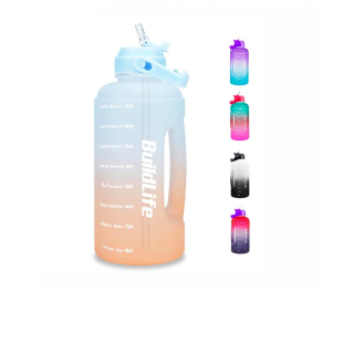 Quifit ขวดน้ำ ความจุ 2.2 ลิตร พร้อมหลอด สําหรับเล่นกีฬา ปราศจากสาร BPA