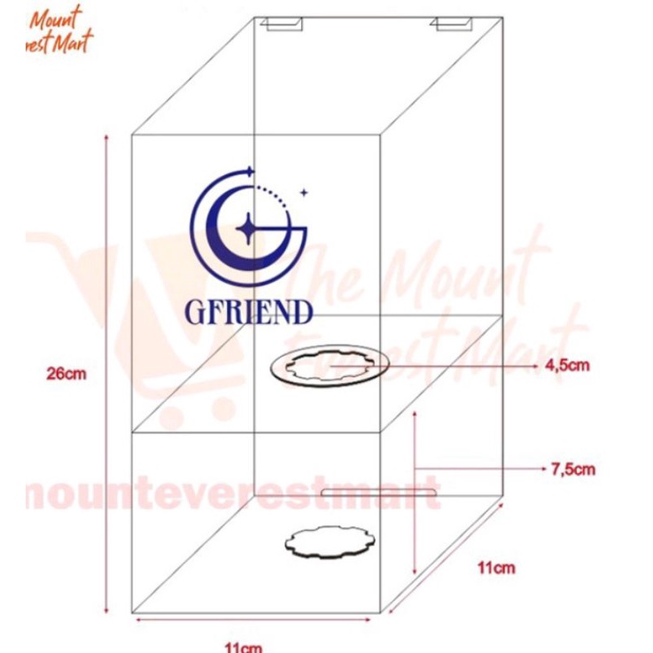 กล่องแสดง Gfriend Lightstick