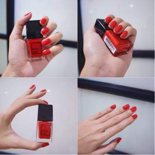 [ขายดี] Rada Nail สีเชอร์รี่ ยาทาเล็บ เนื้อสีเงาดั่งเจล ไม่ต้องอบ สีทาเล็บ สีสวย แห้งไว 11ml