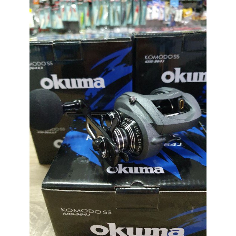 Okuma Komodo 364 SS Baitcaster Reel With Power Handle