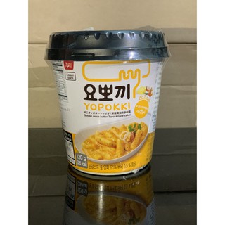 ต็อกป๊อกกิรสหัวหอมผัดเนย Tokpokki Yopokki Golden Onion Butter แบบถ้วย 120g