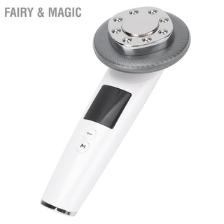 Fairy &amp; Magic 7 In 1 เครื่องกระชับสัดส่วนร่างกาย Rf ความถี่สูง สั่นสะเทือน ปลั๊ก Us 100‐240V