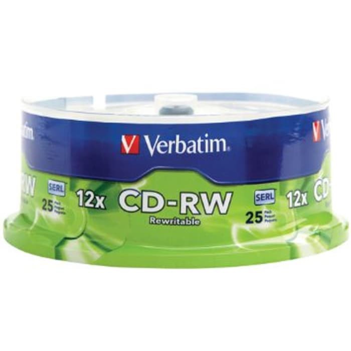 Verbatim เนื้อหาแกน CD-RW 25 95155