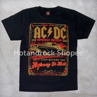 เสื้อวงสีดำ AC DC TDM 1429 Hotandrock