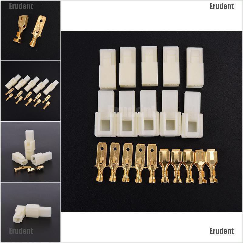 Erudent 6.3มม. 1pin สายเคเบิ้ลเชื่อมต่อ Male Female #8