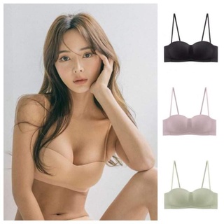 CANDY TT BRA🍭 บราเกาะอกดันทรงไร้โครงฟองในตัว มีสายพร้อมใส่-ถอดได้ ใส่สบายเกาะแน่นไม่ลื่นหลุด