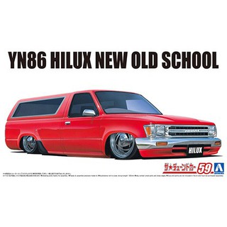 โมเดลรถยนต์ AOSHIMA YN86 HILUX NEW OLD SCHOOL 95 1/24