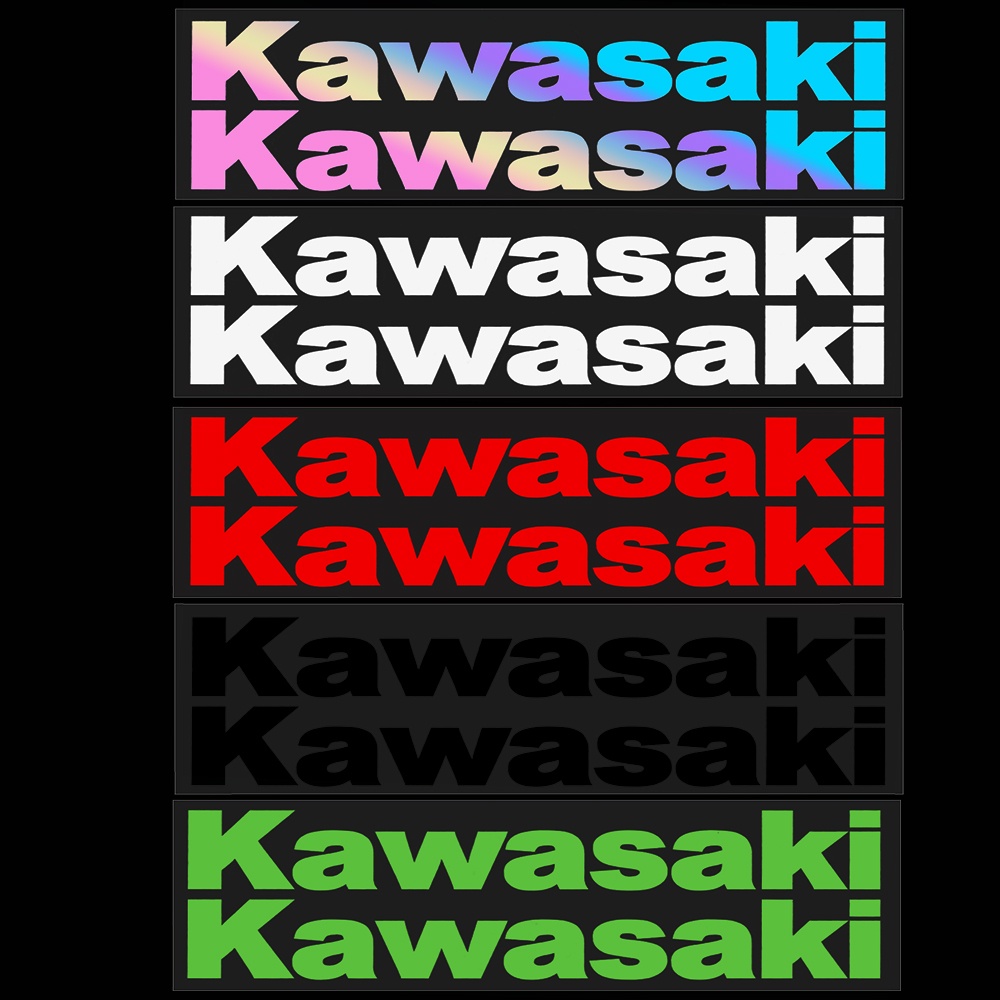 Kawasaki Ninja Z125 900 250 300 400 650 1000 Klx Versys สําหรับตกแต่งรถจักรยานยนต์วิบาก สะท้อนแสง