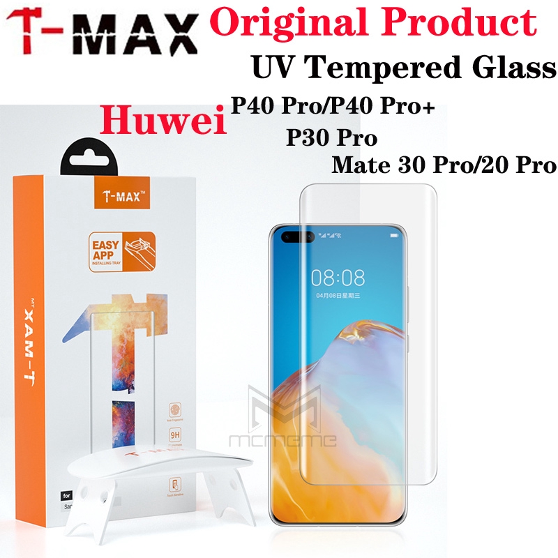 [พร้อมส่ง] T-MAX กระจกกันรอย UV TMax  Huawei P60 Pro Mate 50 40 30 20 P50 P40 P30 Pro