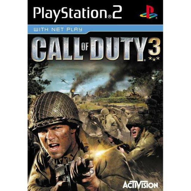 แผ่นเกมส์ PS2 - Call of duty ภาค3 เกมแนวทหารสงครามผ่านด่าน✅✅
