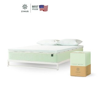 Zinus ที่นอนชาเขียวสเปคนุ่ม รุ่น Ada ขนาด 3 ฟุต หนา 4 cm.