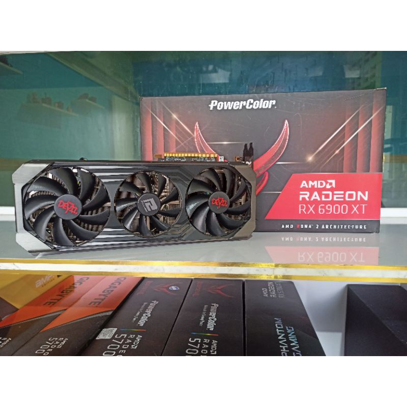 VGA POWER COLOR RADEON RX 6900XT RED DEVIL OC - 16GB GDDR6X มือสอง ประกันAdvice 2ปี2เดือน