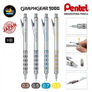 ดินสอกด Pentel Graphgear1000 0.3/0.5/0.7/0.9 มม.
