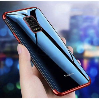 [ส่งจากไทย] Case Xiaomi Redmi Note 9s เคสเสี่ยวมี่เรดมีโน๊ต9s เคสนิ่ม TPU CASE เคสขอบสีหลังใส เคสกันกระแทก เคสซีลีโคน เค