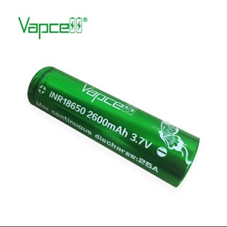 ถ่านชาร์จVapcell INR18650 2600mAh 3.7V 25A 1ก้อน