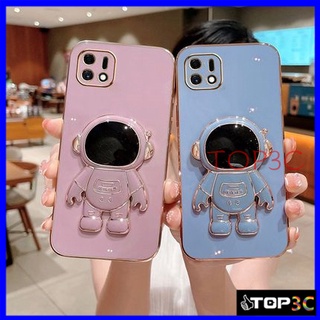 เคส OPPO A16K A55 A54 A5S F9 A7 A12 A15 A15S A76 A96 A95 A74 A16 เคสป้องกันโทรศัพท์มือถือ ลายนักบินอวกาศ สําหรับ YHY