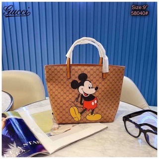 🔥พร้อมส่งค่ะ🔥 guccitoteลายmickeyตัวใหญ่สวยมากๆๆ