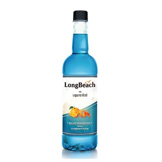 🔥แนะนำ!! ลองบีช ไซรัป บลูพาราไดซ์ 740 มิลลิลิตร Longbeach Blueparadise Syrup 740 ml