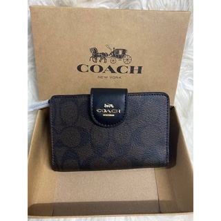 COACH MEDIUM CORNER ZIP WALLET