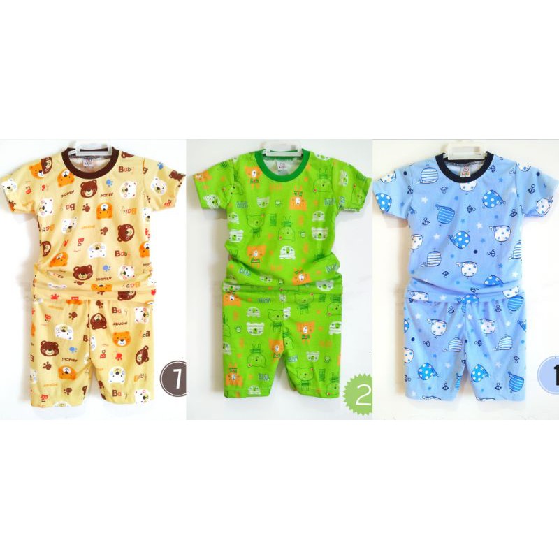 Qkids Kids Suit Size M (4-6th) กางเกงขาสั้นแขนสั้น