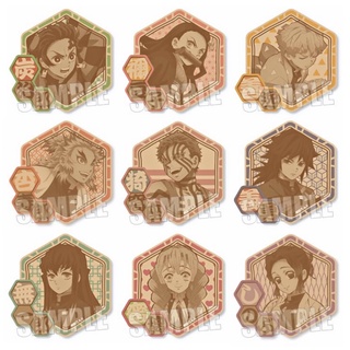 🇯🇵ของแท้พร้อมส่ง💯 แผ่นไม้รองแก้ว Wood Coaster "Demon Slayer: Kimetsu no Yaiba" by Bell House