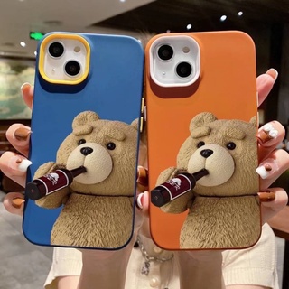 เคสประกบสีพื้นลายการ์ตูน สำหรับ เคสไอโฟน 7 8 se 7plus 8plus xr i11 11promax i12 12pro 12promax i13 13promax