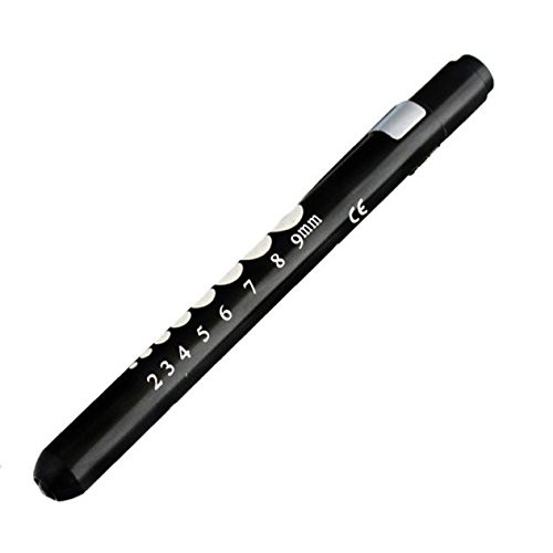 ไฟฉาย ปากกา สีดำ แสงสีขาว LED Pen Light Flashlight Torch ( Black )