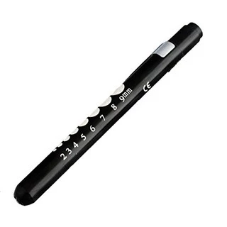 ไฟฉาย ปากกา สีดำ แสงสีขาว LED Pen Light Flashlight Torch ( Black )