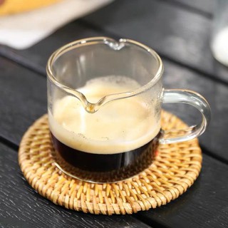 พร้อมส่ง Espresso Shot Cup ถ้วยตวงนมและเอสเพรสโซปากยาวปากคู่ ขนาดเล็ก 120ml