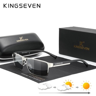 Kingseven ใหม่ แว่นตากันแดด เลนส์โพลาไรซ์ ทรงสี่เหลี่ยม สําหรับผู้ชาย ผู้หญิง ขับรถ UV400 2022