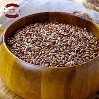 เมล็ดแฟลกซ์ ออร์แกนิค / Organic Flaxseed / Flax Seed สีน้ำตาล คีโตทานได้ KETO น้ำหนัก 200 กรัม 500 กรัม และ 1 กิโลกรัม