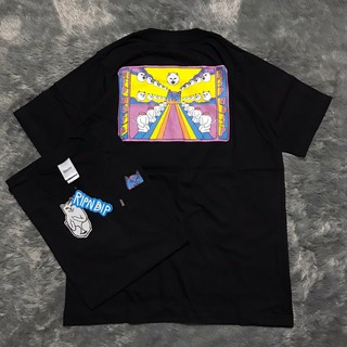 [S-5XL] เสื้อยืดพรีเมี่ยม พิมพ์ลาย Ripndip Rainbow Road Pocket