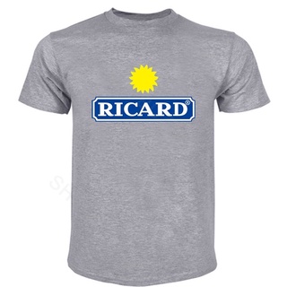 【ขายดี】Gildan เสื้อยืดแขนสั้น ผ้าฝ้าย 100% พิมพ์ลาย Ricard สีดํา แฟชั่นฤดูร้อน สําหรับผู้ชาย ทุกเพศSize S-5XL