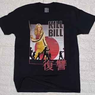 เสื้อยืดคอกลมcrew neckเสื้อภาพยนตร์ KillBill ลิขสิทธิ์แท้S-4XL