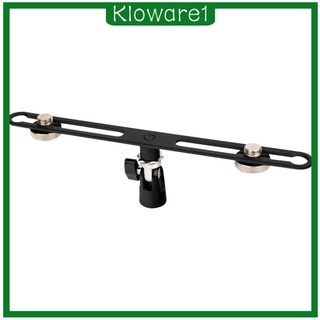 Adjustable Stereo Microphone Bar with 5/8inch Screws for Holding 2 Mic