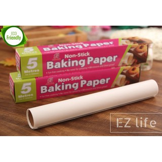 EZ กระดาษอบ 5 เมตร ธรรมชาติ แข็งแรง​ Baking Paper