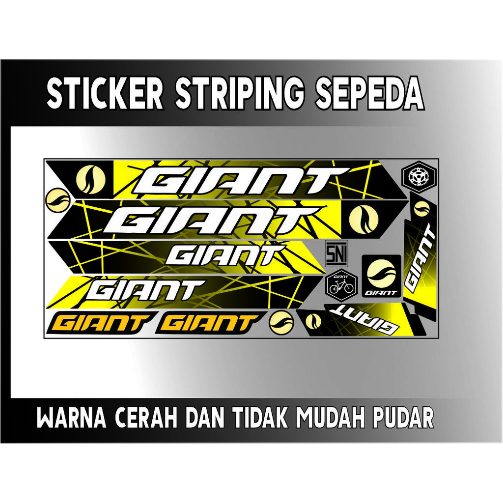 GIANT BIKE MOTIF STRIPING สติ๊กเกอร์หลากหลายสติ๊กเกอร์