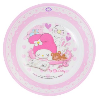 Food dispenser MELAMINE PLATE SUPERWARE MY MELODY SWEET DREAM 8" Tableware Kitchen equipment อุปกรณ์ใส่อาหาร จานลึก8" SU