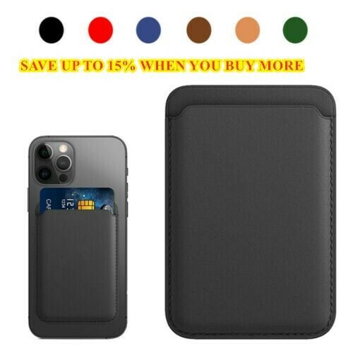 ✌✌✌Mag Safe Leather Wallet Card Pocket Case Magnetic For iPhone 12 Pro Max Mini YL45