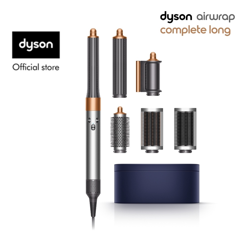 Dyson Airwrap ™ Hair Multi-Styler Complete Long (Bright Nickel/Rich Copper) อุปกรณ์จัดแต่งทรงผม แบบครบชุด รุ่นยาว สีไบร์ทนิกเกิล ริชคอปเปอร์