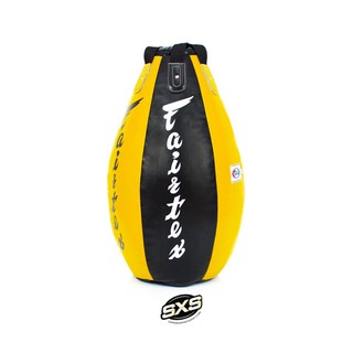 Fairtex Super Tear Drop Heavy Bag HB15 Yellow Black