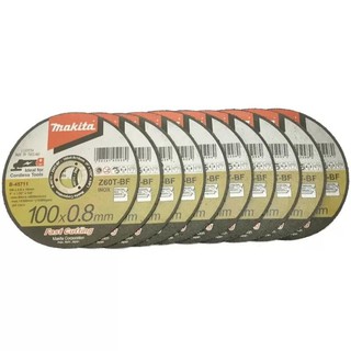 MAKITA ใบตัดไฟเบอร์4" หนา0.8มม. รุ่นB-45711 จำนวน 10ใบ#851