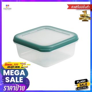 กล่องอาหาร 0.9 ลิตร KECH DOUBLE WALL 9040 สีเขียวFOOD CONTAINER KECH DOUBLE WALL 9040 0.9L GREEN