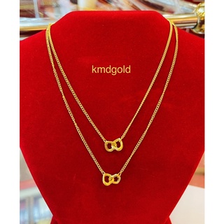 KMDGold สร้อยคอทอง1สลึง ทองแท้พร้อมใบรับประกัน