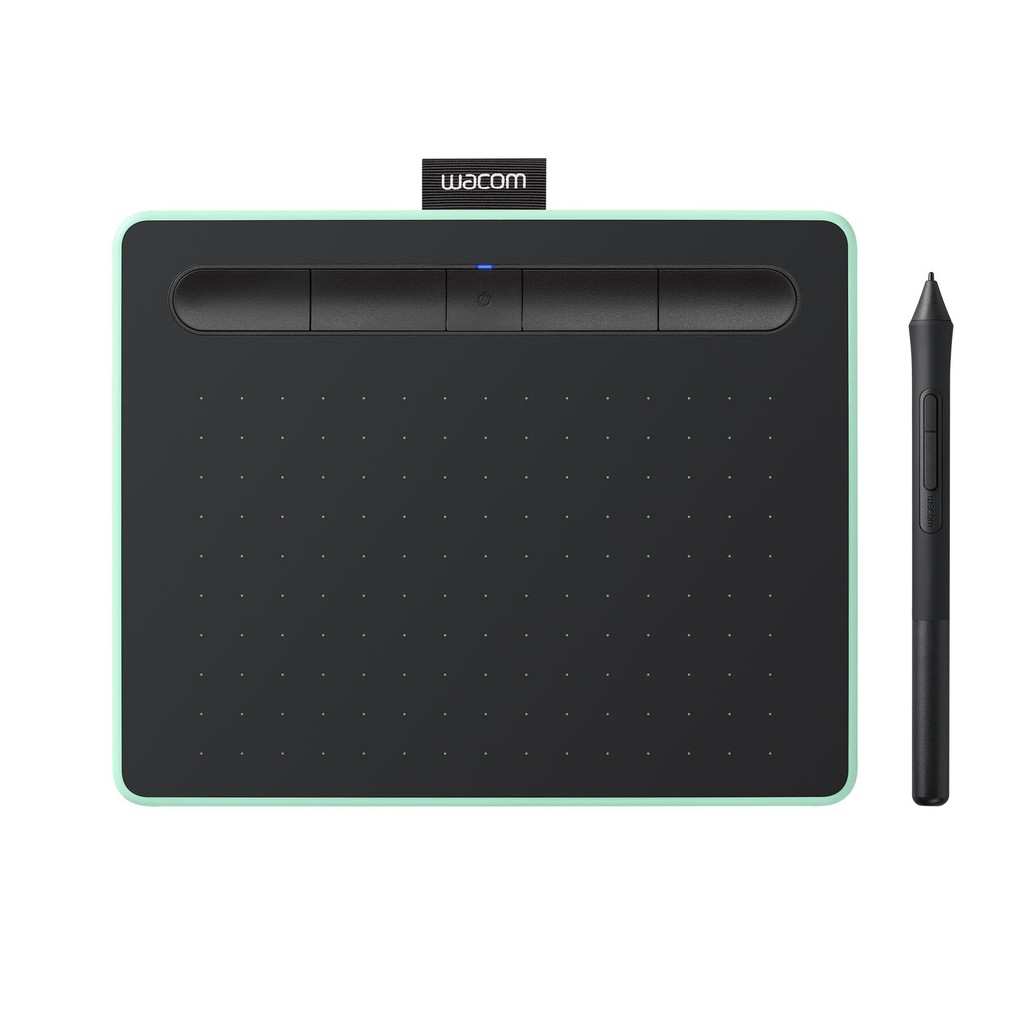 Wacom Intuos S Bluetooth (CTL-4100WL) แท็บเล็ตพร้อมเมาส์ปากกาสำหรับวาดภาพกราฟฟิก