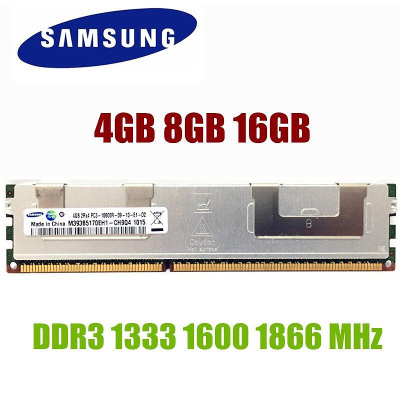 4GB 8GB 16GB DDR3 PC3 1066Mhz 133hz 1600Mhz 1866Mhz Server memory 8G 16G 1333 1600 1866 REG ECC 10600 12800 14900 RAM LL